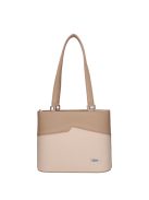 Karen D 695 drapp bézs rostbőr táska