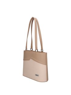 Karen D 695 drapp bézs rostbőr táska