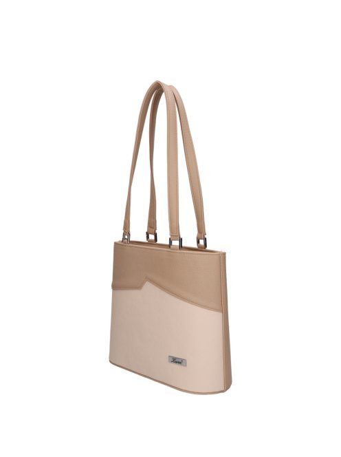 Karen D 695 drapp bézs rostbőr táska