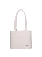 Karen D 695 fehér virág rostbőr táska