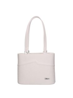 Karen D 695 fehér virág rostbőr táska