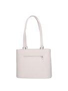 Karen D 695 fehér virág rostbőr táska