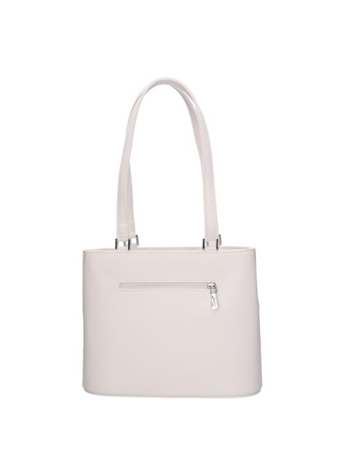 Karen D 695 fehér virág rostbőr táska