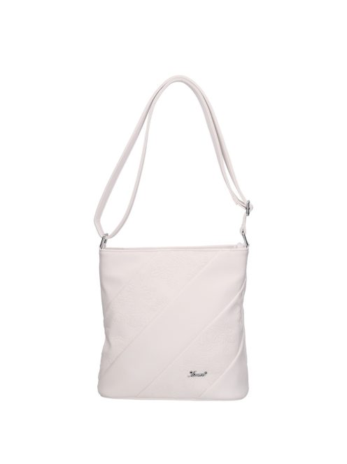 Karen 9481 fehér rostbőr táska