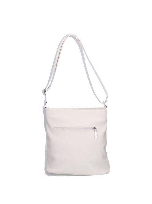 Karen 9481 fehér rostbőr táska