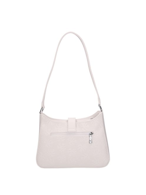 Karen 9554 fehér rostbőr táska