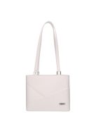 Karen 9552 fehér rostbőr táska