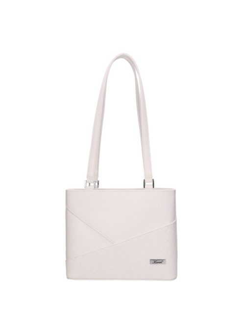 Karen 9552 fehér rostbőr táska
