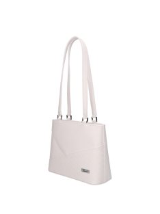 Karen 9552 fehér rostbőr táska