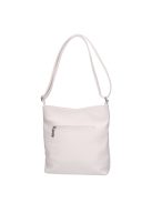 Karen D 704 fehér rostbőr táska