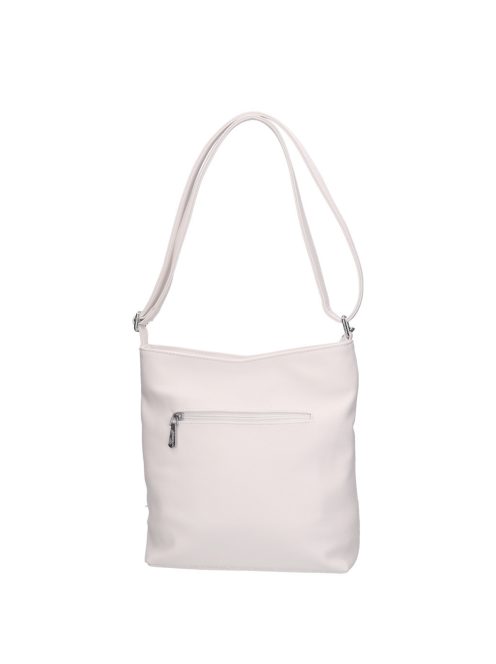 Karen D 704 fehér rostbőr táska