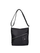 Karen D 704 fekete rostbőr táska