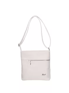 Karen D 696 fehér rostbőr táska