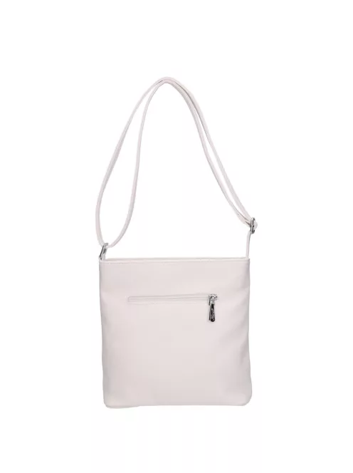 Karen D 696 fehér rostbőr táska