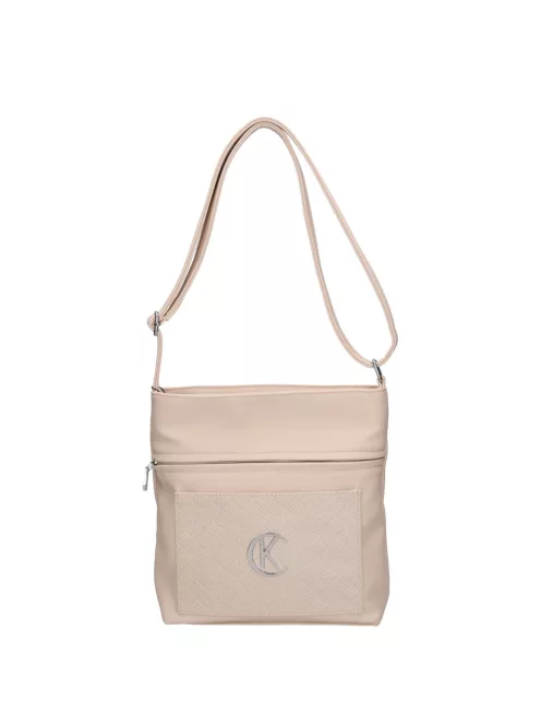 Karen 9550 bézs rostbőr táska