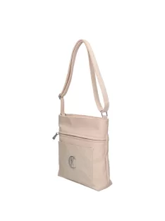 Karen 9550 bézs rostbőr táska