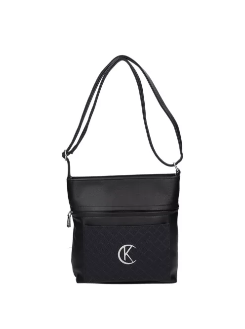 Karen 9550 fekete rostbőr táska