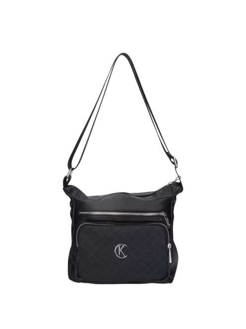 Karen 1750 fekete rostbőr táska