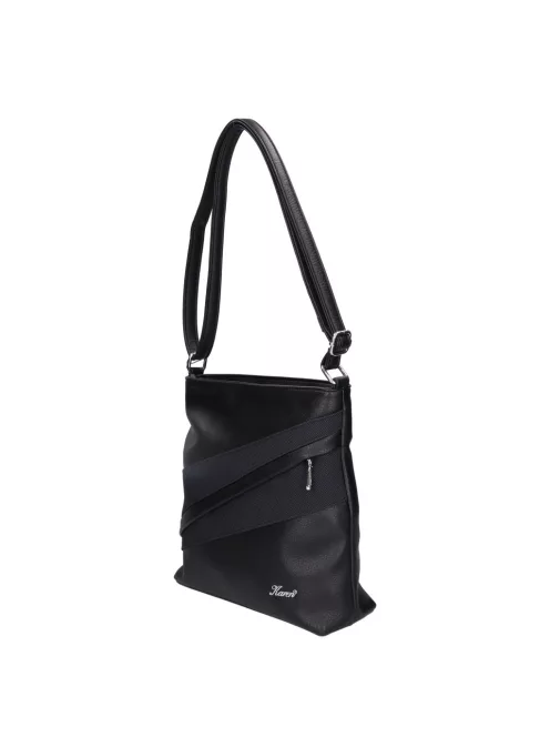 Karen 9553 fekete rostbőr táska