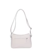 Karen D 700 fehér virág rostbőr táska