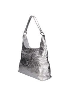 Karen 2528 ezüst rostbőr táska