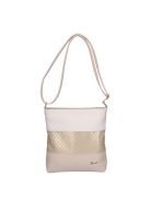 Karen N 099 fehér arany bézs rostbőr táska