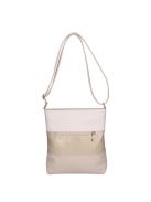 Karen N 099 fehér arany bézs rostbőr táska