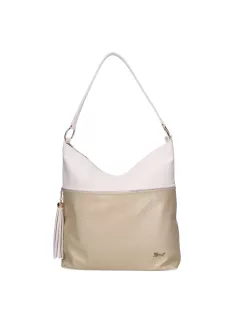 Karen 2522 fehér arany rostbőr táska