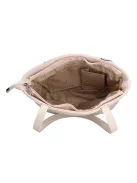 Karen D 655 fehér virág rostbőr táska