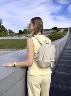 Karen 9285 fehér ezüst rostbőr női táska
