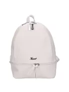 Karen 9285 fehér fonott  rostbőr női táska