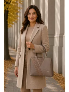 Karen 2534 bronz rostbőr női táska