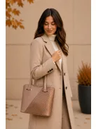 Karen 2540 drapp bronz rostbőr női táska