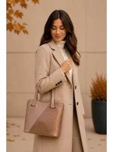 Karen 2540 drapp bronz rostbőr női táska
