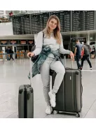 Travelite City S zöld kabinbőrönd