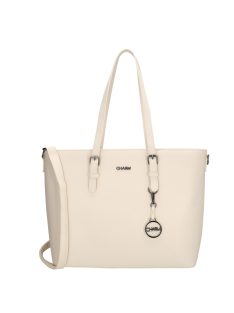   Charm London Birmingham bézs női laptoptartós válltáska 15,6"