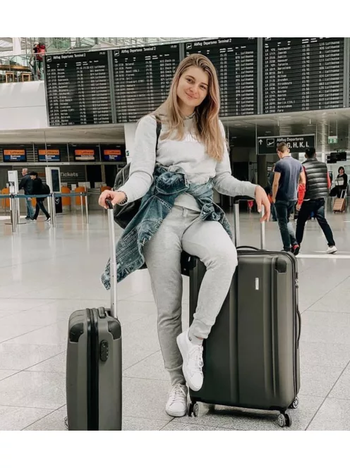 Travelite City S kék kabinbőrönd