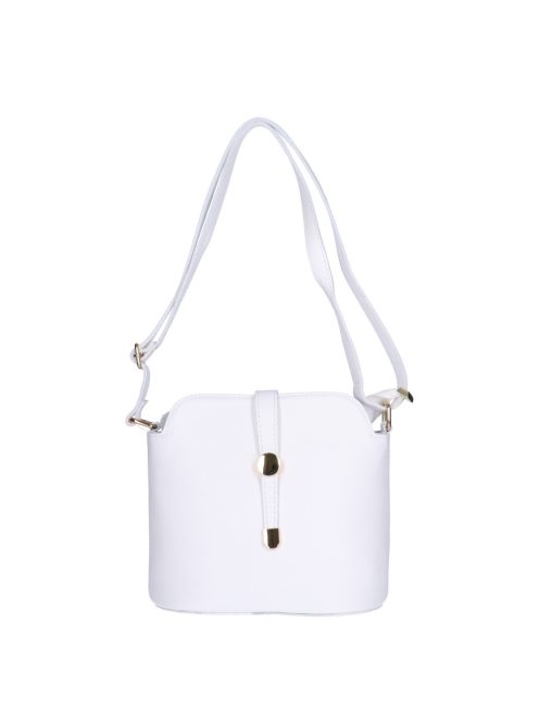 Táska Olasz bőr 0600 fehér kicsi női