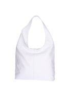 Táska Olasz bőr 5241 fehér shopper női