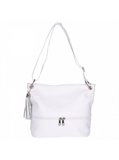 Táska Olasz bőr 7500 fehér női