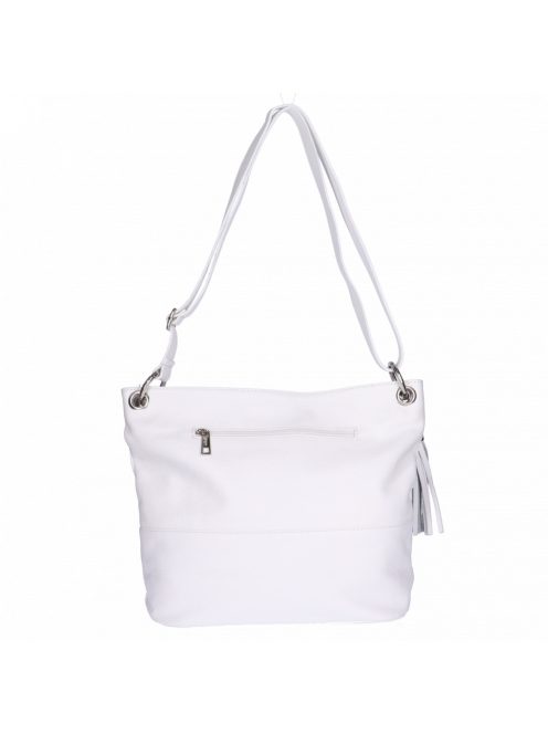 Táska Olasz bőr 7500 fehér női