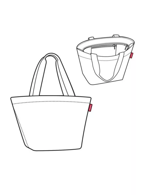 Táska REISENTHEL Shopper M dots ZS7009
