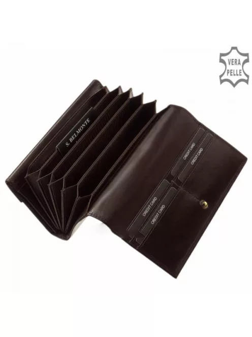 Sylvia Belmonte C3257 bőr barna pincér brifkó