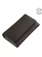 La Scala LMT02 fekete bőr pincér brifkó