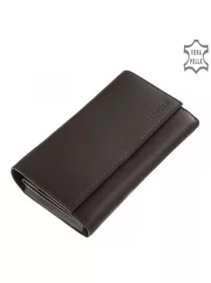 La Scala LMT02 fekete bőr pincér brifkó