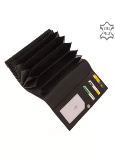 La Scala LMT02 fekete bőr pincér brifkó