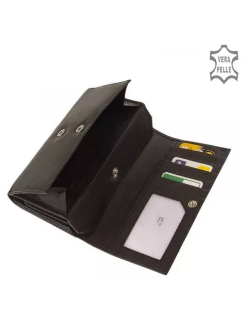 La Scala LMT02 fekete bőr pincér brifkó