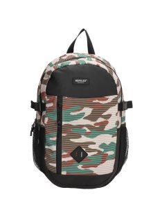   Beagles Urban Originals barna terepmintás laptoptartós hátizsák 17,3"