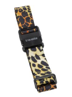 Travelite Accessories leopard mintás bőrönd pánt