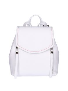 Olasz bőr 0120 fehér női hátizsák